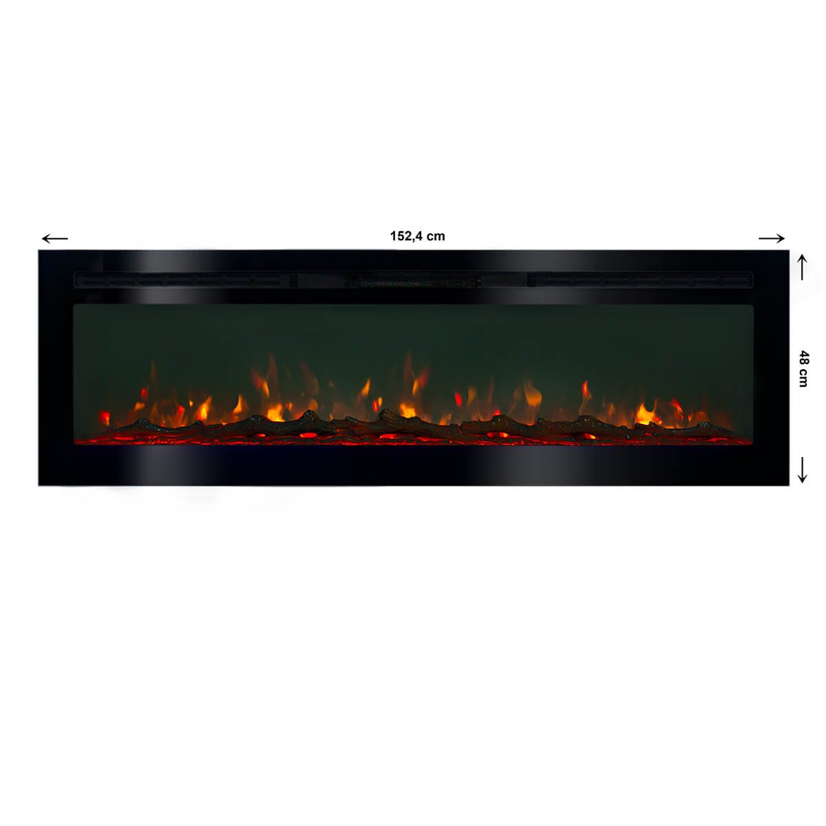 Lareira Elétrica Wgrif De Embutir Opala 60" 127V - Imagem 5